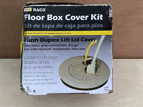 hubbell raco 6299 round non metallic floor box cover|5511 floor box cover kit.